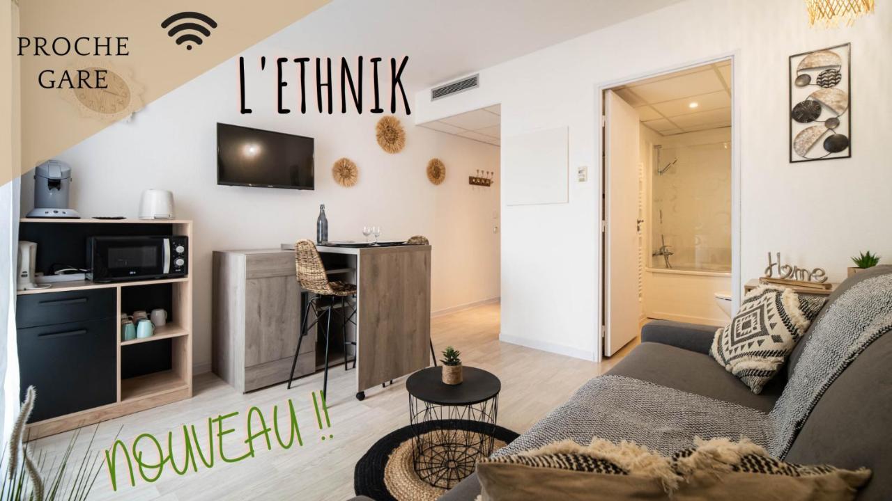 L'Ethnik--Studio Tout Confort--Clim--Parking--Wifi Lourdes Exteriör bild